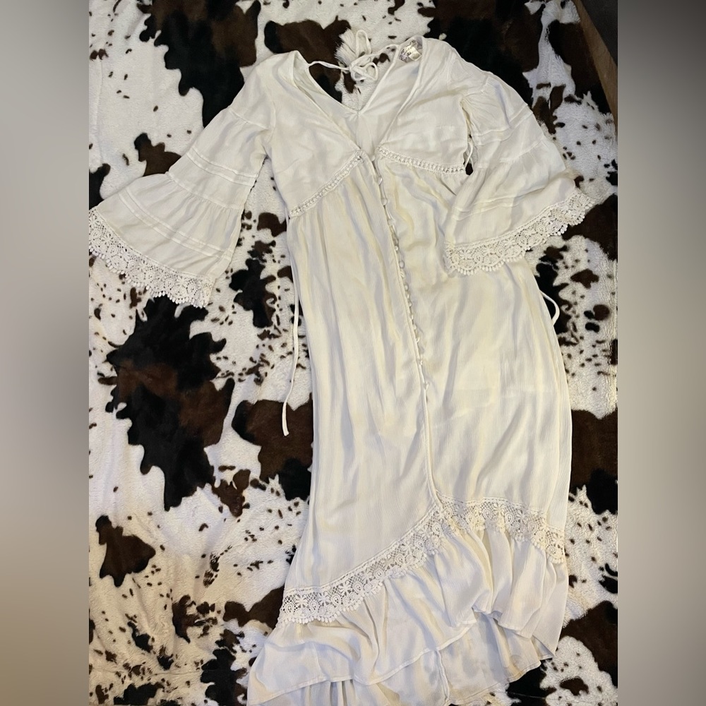 Band of Gypsies button up maxi dress